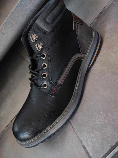 BOOT ELONG 21/22 MONOC. WITH GREY SUET DETAIL AT THE BACK