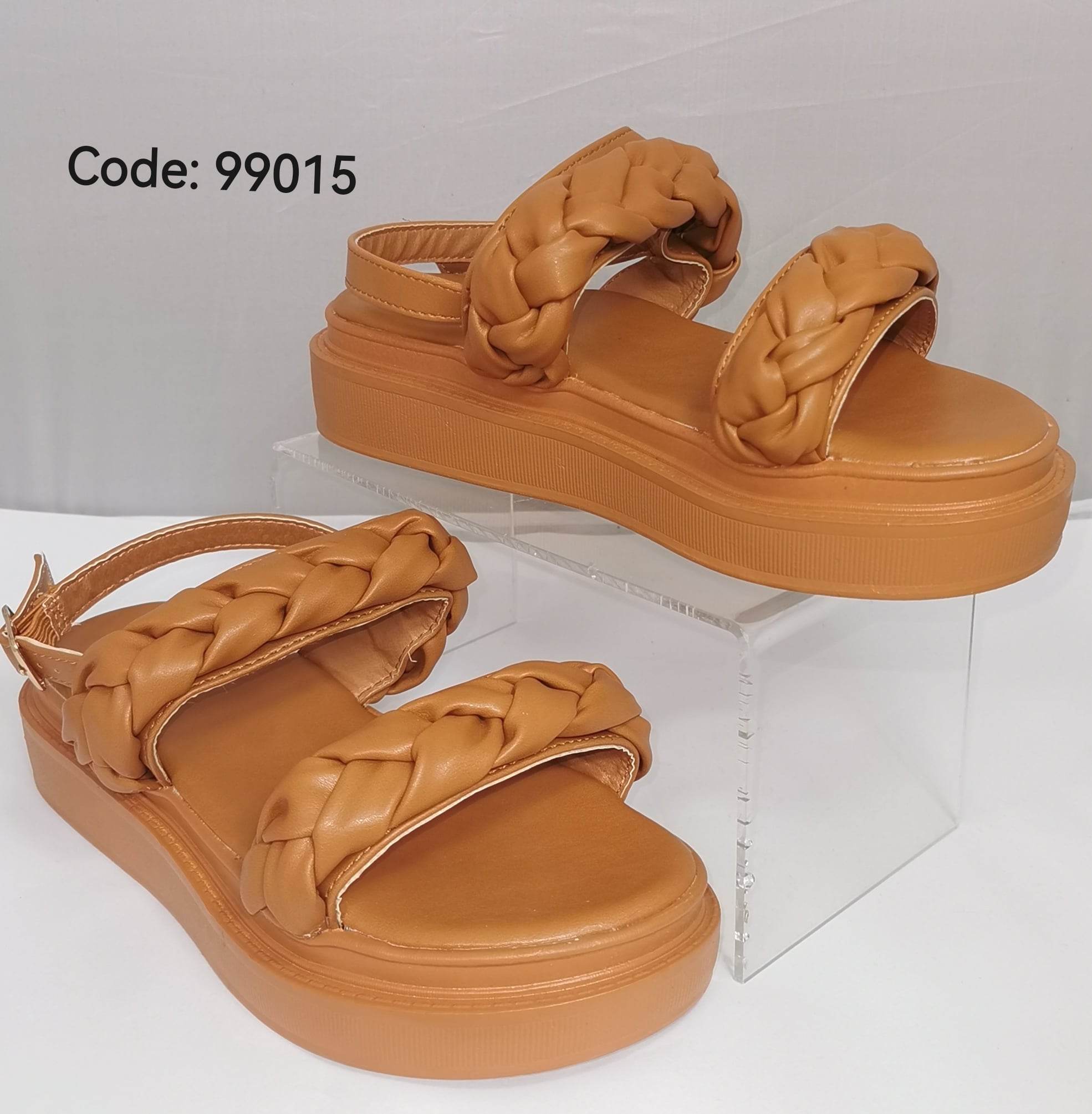 SHOES ITALY 23/23 MONOX. SANDAL FLAT WITH BRAIDS