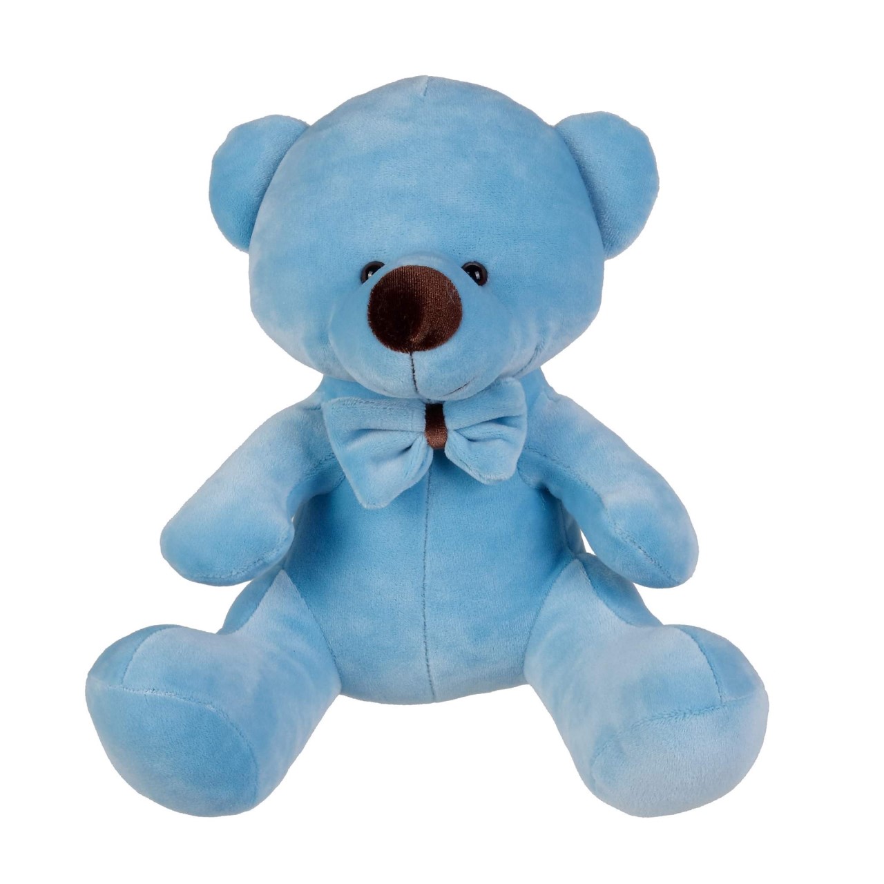 VELVET TEDDY LIGHTBLUE 28CM - Flower Works by Marina