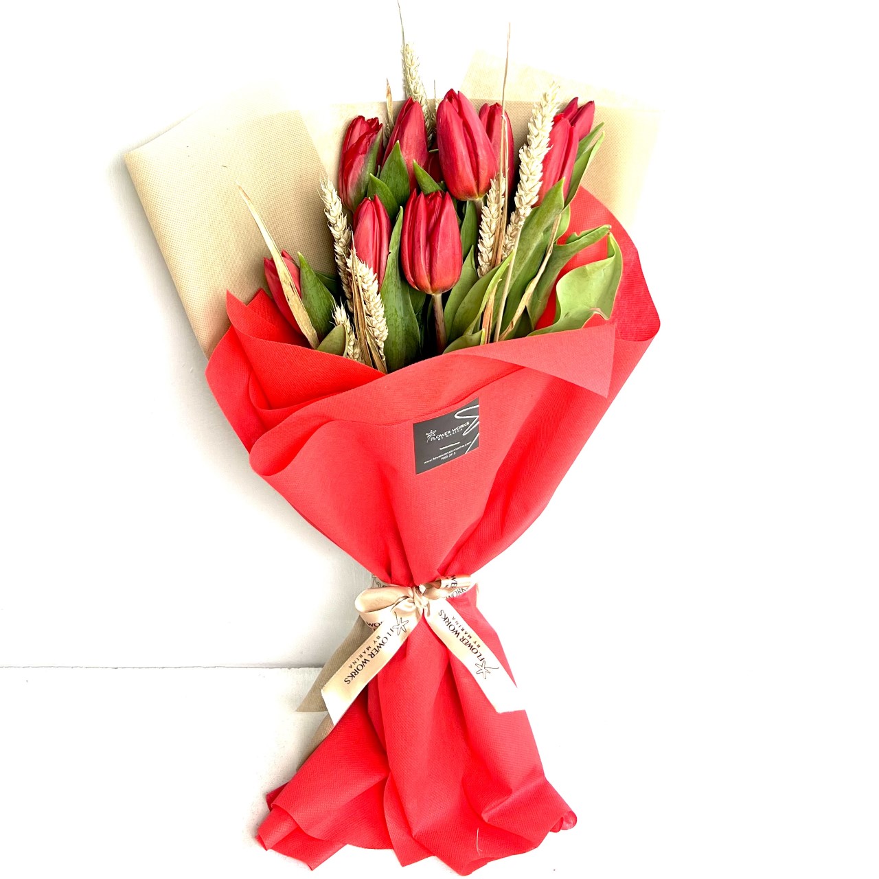 RED TULIPS BOUQUET