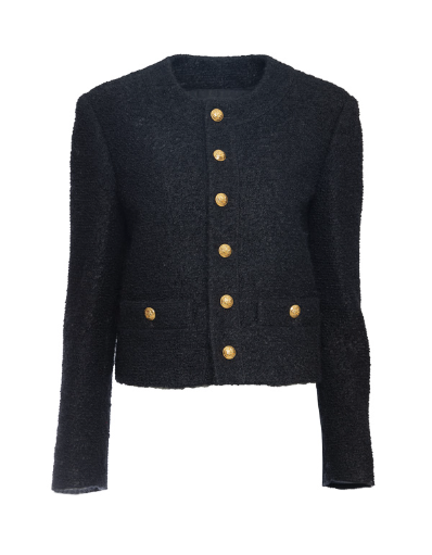 WOOL TWEED CHASSEUR JACKET Lifestyle Pop