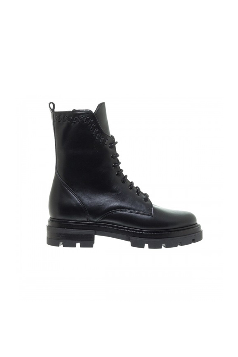 LEATHER BIKER BOOTS - MOURTZI - Mira Boutique