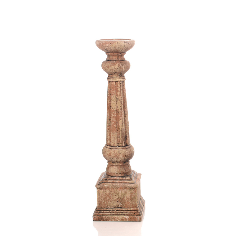 Cement  Pillar Candle Holder – Large