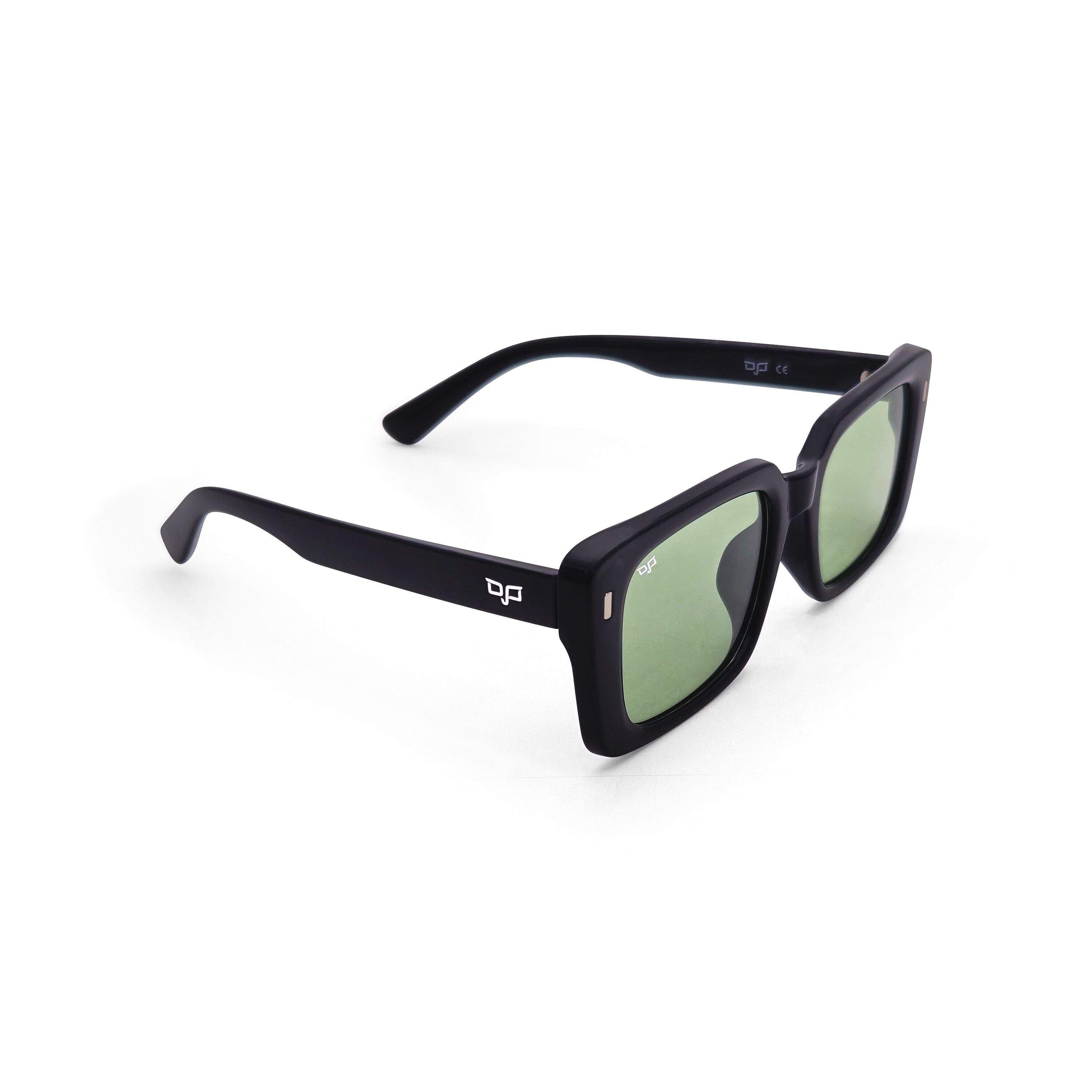 SQUARE BEJI BLACK LIGHT GREEN CAT 1 POLARISED - OJO Sun&glasses