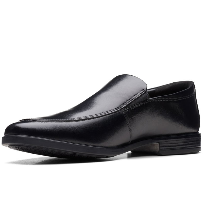 CLARKS MEN HOWARD EDGE LEATHER SHOES - Katsouris